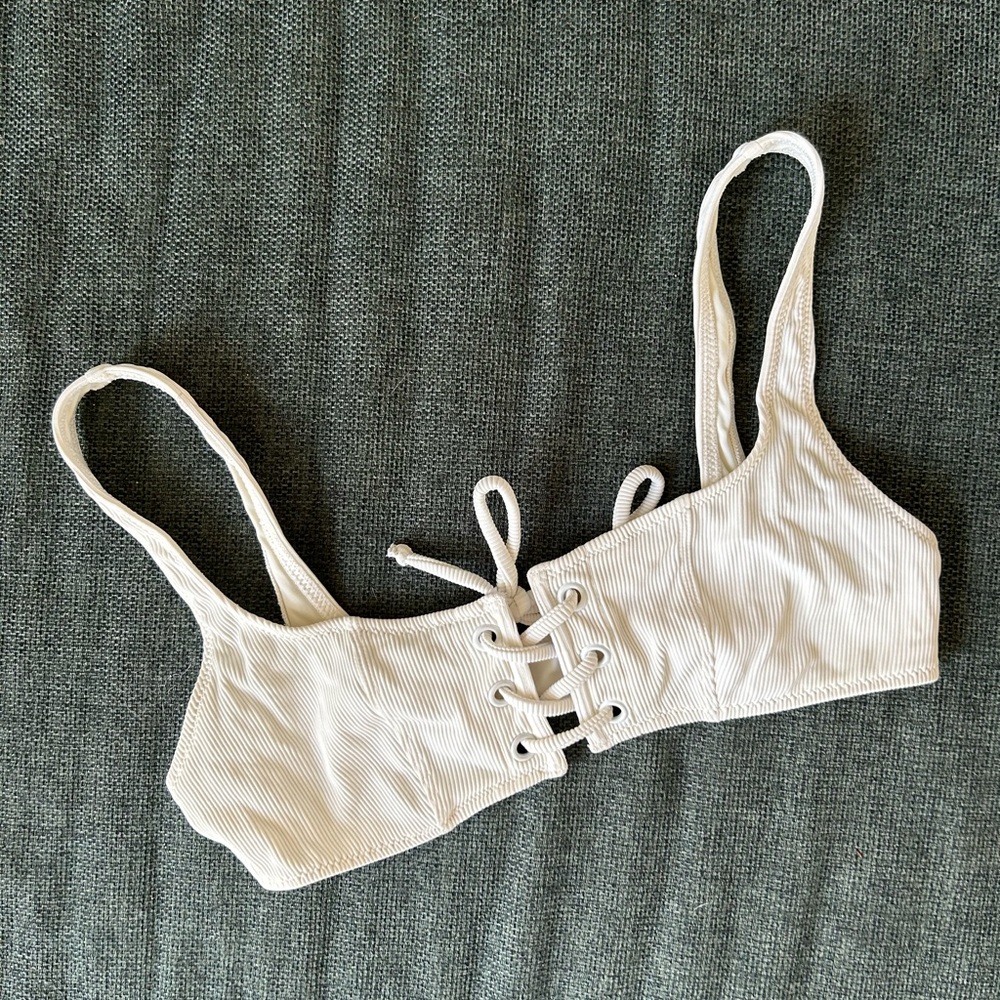 Staud x Solid & Striped Ribbed Bikini - Picture 4 of 9